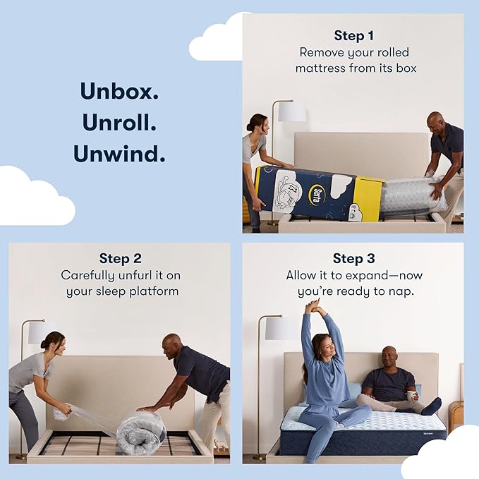 Serta Sleeptrue Medium 12" King Hybrid Mattress in a Box, Cooling, Breathable, and Pressure Relieving - 100 Night Trial, CertiPUR-US Certified and 10 Year Limited Warranty