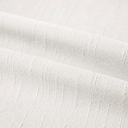 Foindtower Pack of 2 Textured Chenille Throw Decorative Pillow Covers Square Accent Solid Cushion Cover Cozy Neutral Farmhouse Pillow Case for Couch Sofa Bedroom Living Room 26x26 Inch, Ivory White