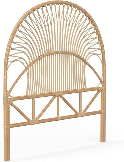 KOUBOO Rattan Loop Headboard, Full, Natural
