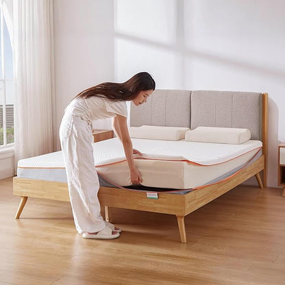 VECELO Charcoal Infused Memory Foam Full Mattress 8 Inch, Medium Firm Full Size Bed Mattress with Washable Cover for Full Bed Frame, Pressure Relieve, Fresh Cooling Comfort