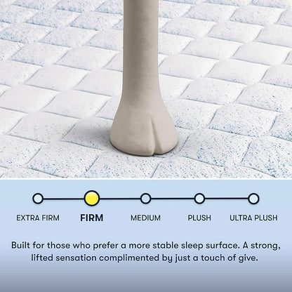 Serta Sleeptrue Firm 11" Twin Hybrid Mattress in a Box, Cooling, Breathable, and Pressure Relieving - 100 Night Trial, CertiPUR-US Certified and 10 Year Limited Warranty
