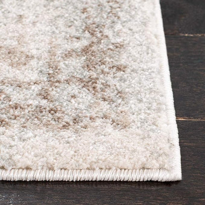 SAFAVIEH Area Rug 11x15 - Evoke Collection - Large - Ivory & Taupe, Distressed Design, Non-Shedding & Easy to Clean, Ideal for Living Room, Bedroom, Dining Space (EVK256E)