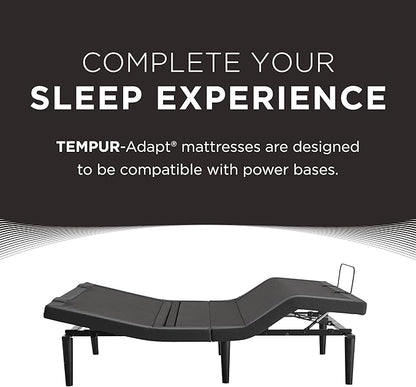 TEMPUR-Adapt 2.0 Medium 11 inch Memory Foam Mattress, Split California King