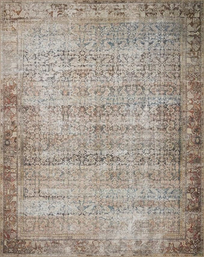 Loloi Amber Lewis Georgie Collection GER-09 Multi/Spice 7'-6" x 9'-6", .19" Pile Height, Area Rug