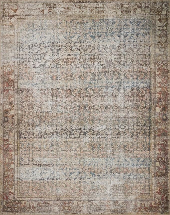 Loloi Amber Lewis Georgie Collection GER-09 Multi/Spice 2'-0" x 5'-0", .19" Pile Height, Accent Rug
