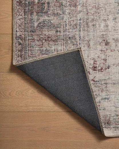 Loloi Amber Lewis Georgie Collection GER-08 Lagoon/Beige 2'-3" x 3'-9", .19" Pile Height, Accent Rug