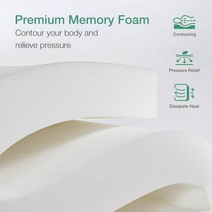 Novilla 8 inch Twin XL Mattress for Kids,Foam and Spring Hybrid Mattresses for Comfortable Sleep,Steel Coils for Durable Support,CertiPUR-US Certified Foam,Youth/Guest Rooms,Twin XL Mattress in a Box