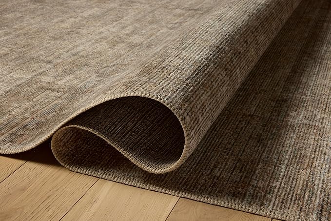 Loloi Amber Lewis Molly Collection MOL-07 Tobacco/Sage 2'-3" x 3'-10" Low Pile Accent Rug