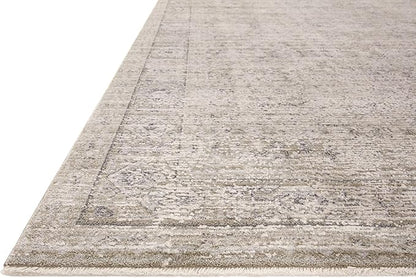 Loloi Amber Lewis Alie Collection ALE-03 Taupe/Dove 2'-7'' x 12'-0'', .13'' Pile Height, Runner Rug