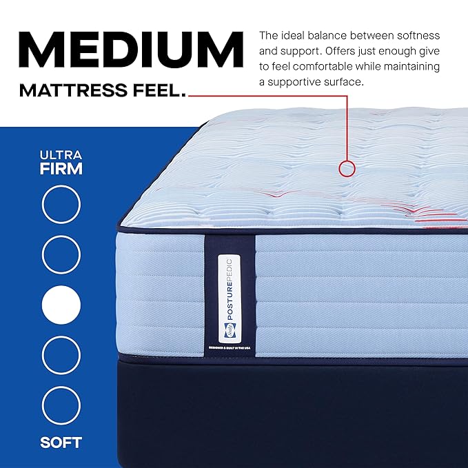 Sealy Posturepedic® Fayette 13" Medium Tight Top Innerspring Mattress - King
