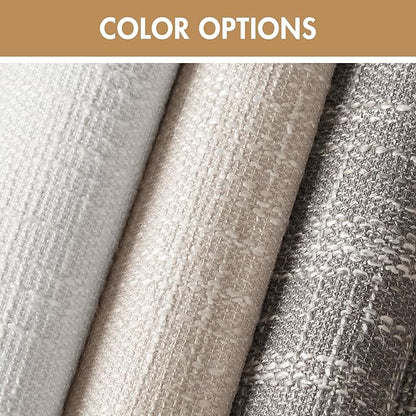 Madison Park Cordless Roman Shades, Total Blackout Window Blind Privacy Window Shades, Thermal Insulated Cordless Window Treatment for Bedroom, Living Room, Quincy, Single Panel 27" W X 64" H Grey