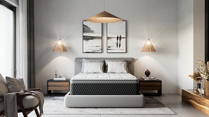 Diamond Mattress EquaLite Copper Cooled Hybrid Mattress, Twin Mattress 11-inch Firm, Greenguard Gold, CertiPUR-US Certified, Fiberglass-Free, Made in USA