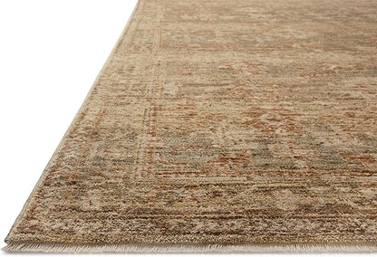 Loloi Magnolia Home by Joanna Gaines Junie Collection JUE-03 Spice/Multi 2'-0" x 3'-0", .38" Pile Height, Accent Rug