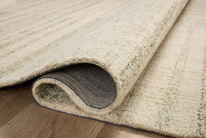 Loloi Chris Loves Julia Chris Collection CHR-02 Natural/Sage 2'-3'' x 3'-9'', .50" Pile Height, Accent Rug
