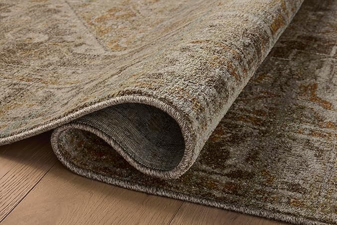 Loloi Magnolia Home by Joanna Gaines Mona Collection MOA-01 BARK/Sunrise 2'-6" x 10'-0" Runner Rug