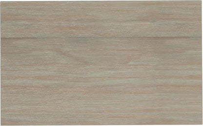 SIMPLIHOME Artisan Bedside Table - 24 inch Wide Solid Wood Nightstand Table in Distressed Grey, Contemporary Bedroom Side or End Table with 1 Drawer, Open Shelf Storage and Bronze Knobs