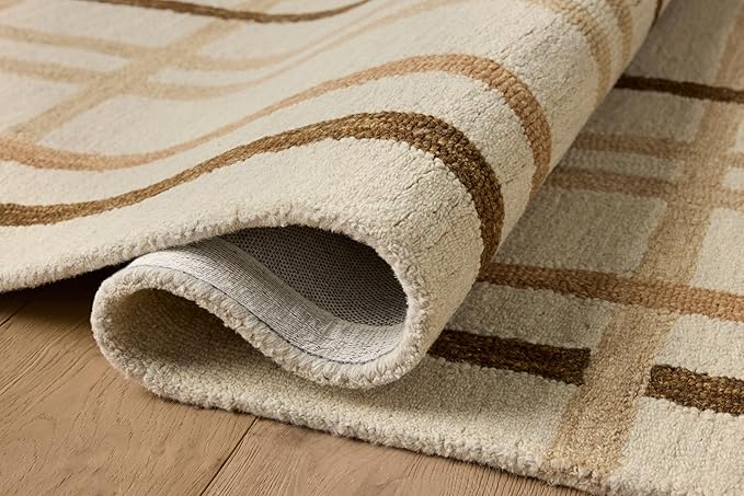 Loloi Magnolia Home by Joanna Gaines Waylon Collection WAY-01 Natural/Bark 9'-3" x 13' Area Rug