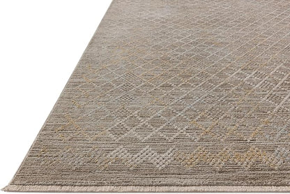 Loloi Amber Lewis Cali Collection CIL-03 Taupe/Multi 2'-7" x 8'-0", .25" Pile Height, Runner Rug