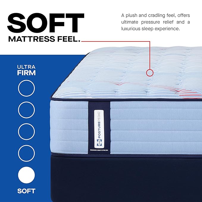 Sealy Posturepedic® Fayette 13" Soft Tight Top Innerspring Mattress - King