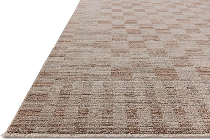 Loloi Amber Lewis Cali Collection CIL-06 Brick/Natural 2'-7" x 10'-0", .25" Pile Height, Runner Rug