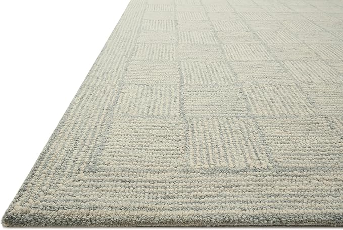 Loloi Chris Loves Julia Francis Collection FRA-03 Silver/Sky 3'-6" x 5'-6" Accent Rug