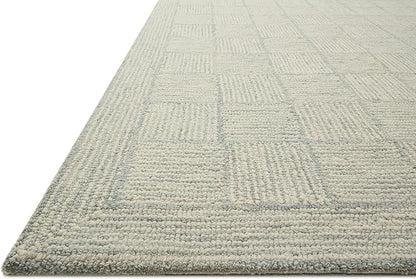 Loloi Chris Loves Julia Francis Collection FRA-03 Silver/Sky 3'-6" x 5'-6" Accent Rug