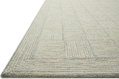 Loloi Chris Loves Julia Francis Collection FRA-03 Silver/Sky 9'-3" x 13' Area Rug