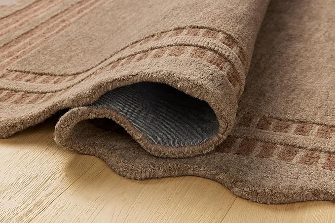 Loloi Chris Loves Julia Scottie Collection SCO-01 Mocha/Clay 7'-9" x 9'-9", .87" Pile Height, Area Rug