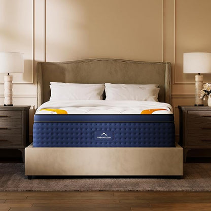 DreamCloud Premier Rest 14" Cal King Mattress - Luxury Gel Memory Foam - 365 Night Trial - Premium Pressure-Relieving Layers - Forever Warranty - CertiPUR-US® Certified