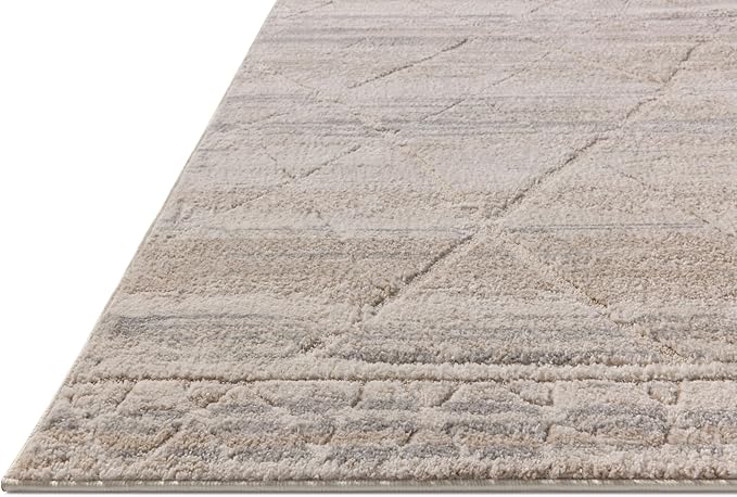Loloi Amber Lewis Monty Collection MOT-02 Ivory/Natural 2'-7" x 8'-0", .50" Pile Height, Runner Rug