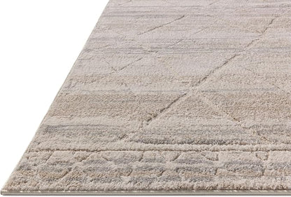Loloi Amber Lewis Monty Collection MOT-02 Ivory/Natural 2'-7" x 4', .50" Pile Height, Area Rug