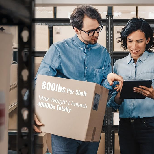 WORKPRO 5-Tier Metal Garage Shelving Unit, 36”W x 18”D x 72”H Storage Shelves, Adjustable Storage Rack Heavy Duty Shelf, 4000 lbs Load Capacity (Total), for Garage, Kitchen, Bathroom, Warehouse