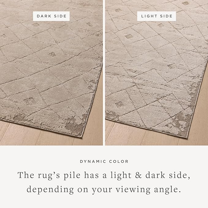 Loloi Amber Lewis Monty Collection MOT-05 Beige/Natural 2'-7" x 10'-0", .50" Pile Height, Runner Rug