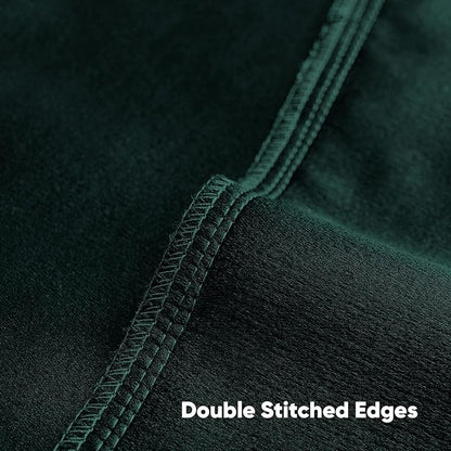 FUTEI Teal Chenille Decorative Throw Pillow Covers 16x16 Inch Set of 2,Soft Cozy Faux Linen Textured Cushion Case,Farmhouse Home Decor for Couch Living Room