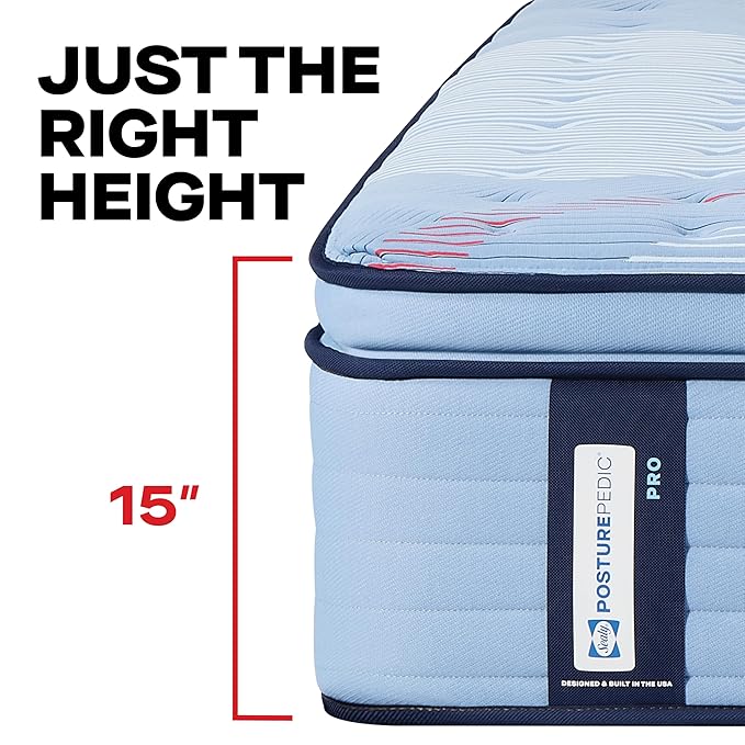 Sealy Posturepedic® Pro Haverford 15" Medium Pillowtop Innerspring Mattress - California Twin