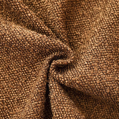Foindtower Set of 2, Decorative Textured Boucle Throw Pillow Covers Accent Solid Pillow Cases Neutral Soft Cozy Couch Cushion Case for Chair Sofa Bedroom Living Room Home Decor 16x16 Inch Hazel Brown