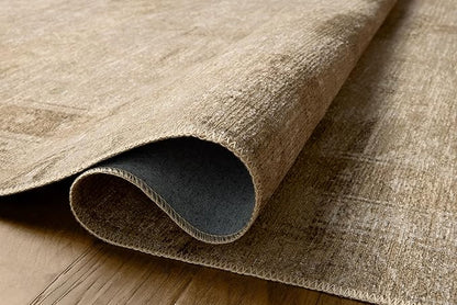 Loloi Amber Lewis Cambria Collection CBR-04 Natural/Jade 2'-6" x 12'-0" Runner Rug Jute, Neutral, Vintage Style, Antique Tone, Living, Bedroom, Dining, Carpet