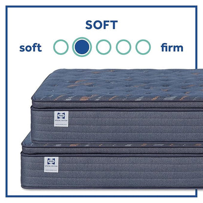 Sealy Warner 14" Soft Pillowtop Innerspring Mattress - Queen