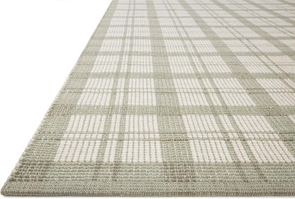 Loloi Magnolia Home by Joanna Gaines Ryder Collection RYD-01 Sage/Ivory 2'-6" x 7'-6" Runner Rug