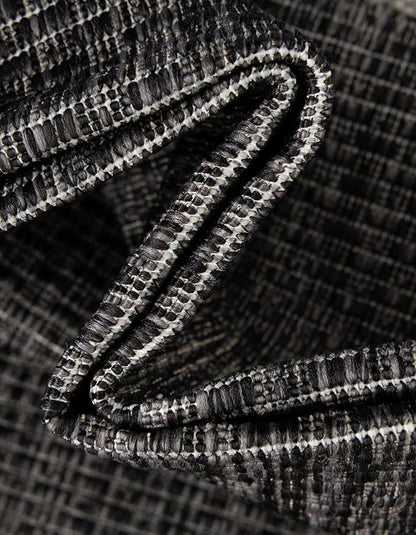 Unique Loom Outdoor Border Collection Area Rug - Soft Border (7' 10" x 10' Rectangle Black/Ivory)