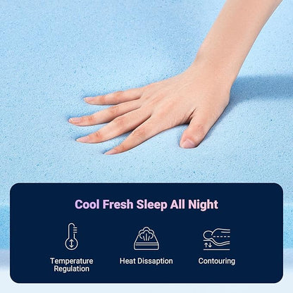 Avenco 10 Inch Queen Mattress, Hybrid Mattress with Smarts Coil™ Pocket Springs for Targeted Support and NanoGel™ Memory Foam for Cool Night Sleep, Motion Isolation for Couples, CertiPUR-US Certified