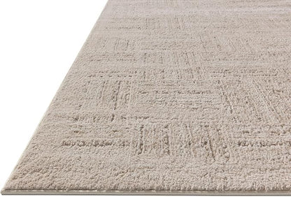 Loloi Amber Lewis Monty Collection MOT-01 Ivory/Taupe 2'-7" x 8'-0", .50" Pile Height, Runner Rug