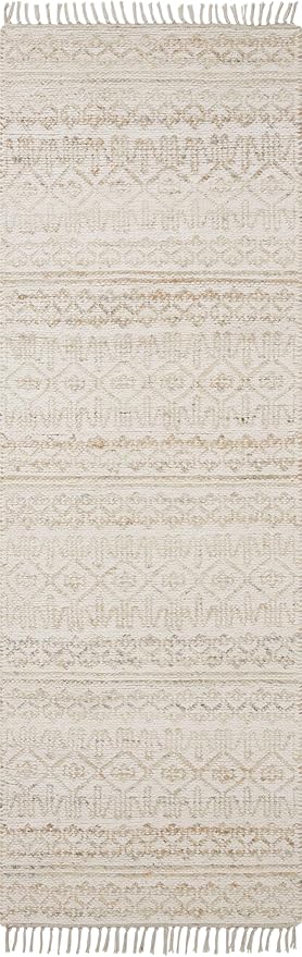 Loloi Angela Rose Rivers Collection RIV-03 Sand/Ivory 7'-9" x 9'-9" Reversible Area Rug