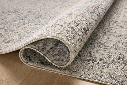 Loloi Amber Lewis Alie Collection ALE-01 Stone/Mist 5'-3'' x 7'-9'', .13'' Pile Height, Area Rug