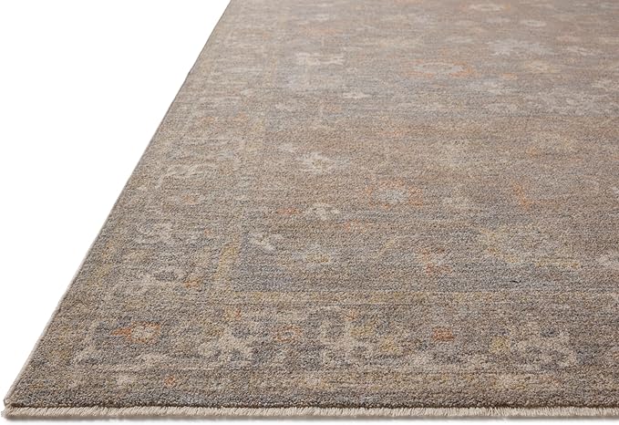 Loloi Chris Loves Julia Louisa Collection LOI-01 Stone/Multi 2'-7" x 10'-0", .38" Pile Height, Runner Rug