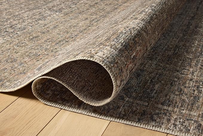 Loloi Amber Lewis Molly Collection MOL-04 Navy/Blush 11'-6" x 15'-6" Low Pile Area Rug