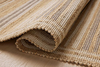 Loloi Chris Loves Julia Judy Collection JUD-03 Natural/Dove 8'-6" x 11'-6" Area Rug