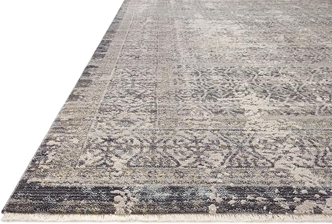 Loloi Amber Lewis Alie Collection ALE-04 Sky/Stone 2'-3'' x 3'-10'', .13'' Pile Height, Accent Rug