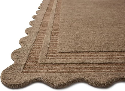 Loloi Chris Loves Julia Scottie Collection SCO-01 Mocha/Clay 2'-0" x 5'-0", .87" Pile Height, Accent Rug