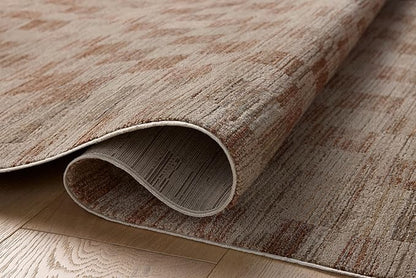 Loloi Amber Lewis Cali Collection CIL-06 Brick/Natural 2'-7" x 10'-0", .25" Pile Height, Runner Rug